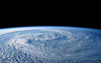 Hurricane, view, weather, earth HD wallpaper