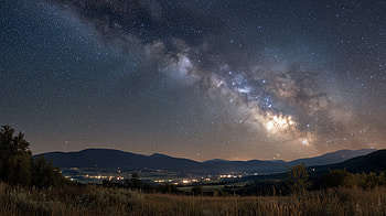 Summer Stargazing Spectacle: 100,000 Stars Visible, Stars, stargazing, Milky Way, Night Sky, nature HD wallpaper