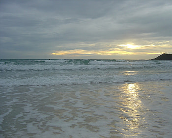 stormy seas, waves, cloudy, stormy, overcast, ocean HD wallpaper