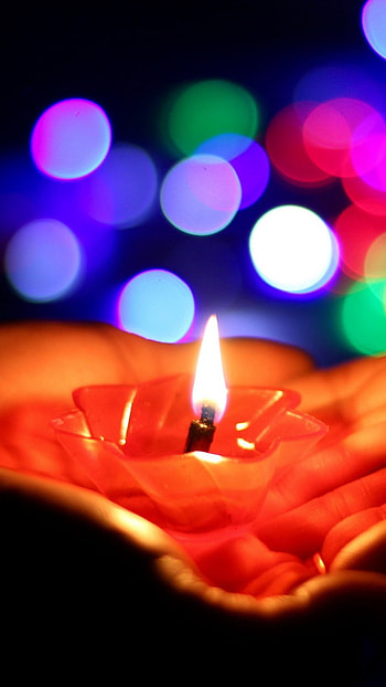 Candle, Diwali, Candles HD phone wallpaper