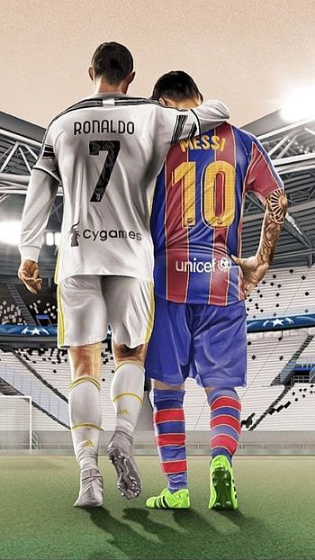 My friend, ronaldo, messi HD phone wallpaper