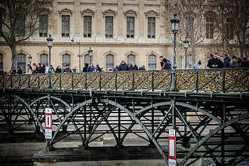 Lover's Bridge, Paris, Pont des Arts, Love locks graphy HD wallpaper