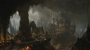 Fantasy, Art, Lock, Ruin, Ruins, Dungeon HD wallpaper