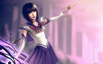 Sailor Moon, skirt, power, blue eyes, asian, beautiful, black hair, school girl, anime girl, cute girl, anime, fantasy, fantasy girl, original, short hair, tagme HD wallpaper