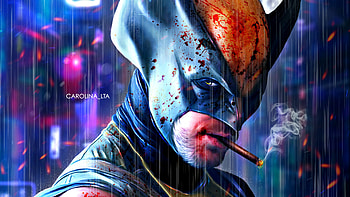 Wolverine Illustration, wolverine, digital-art, artwork, superheroes, behance HD wallpaper