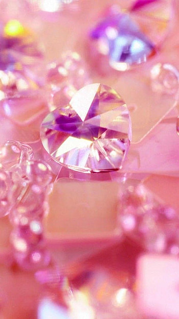 Cute For Girls, Crystal, Pink Bling HD phone wallpaper