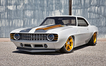 Chevrolet Camaro, tuning, 1969 cars, retro cars, white camaro, 1969 Chevrolet Camaro, american cars, Chevrolet HD wallpaper