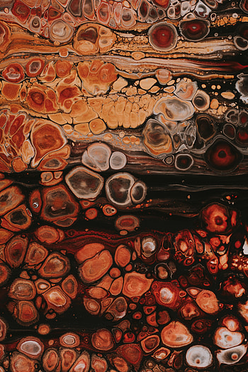 Abstract, Divorces, Paint, Liquid, Brown HD phone wallpaper