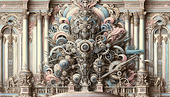 Steampunk Architecture, steampunk, architecture, gears, Decorative Art HD wallpaper