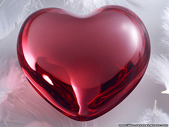 Big Red Heart, heart, large, love, red HD wallpaper