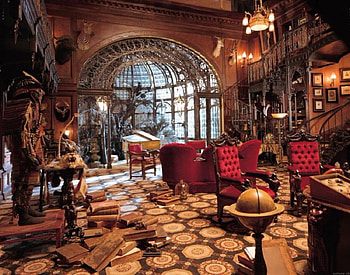Steampunk Furniture, Abstract, Steampunk, Furniture, Fantasy HD wallpaper
