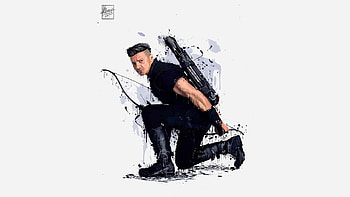 Hawkeye, Avengers: infinity war, 2018 HD wallpaper