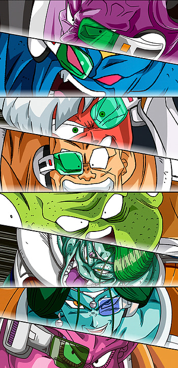 zer army, Dodoria, Guldo, Zarbon, Butter, Gyniu, Jiese, Reacome HD phone wallpaper