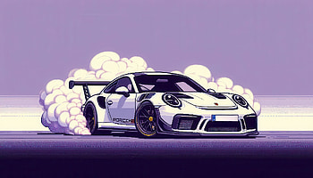 Porsche 911 Gt3 Rs 8 Bit, porsche-gt3, porsche, cars, 8-bit, artwork, art, digital-art HD wallpaper