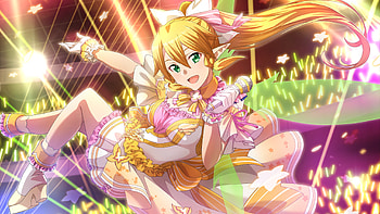 Green Eyes Leafa Anime Girl Sword Art Online HD wallpaper