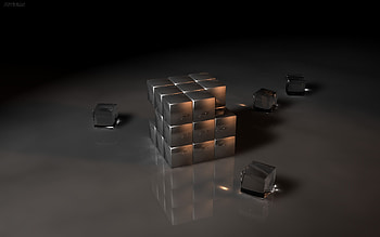 1, cubes HD wallpaper