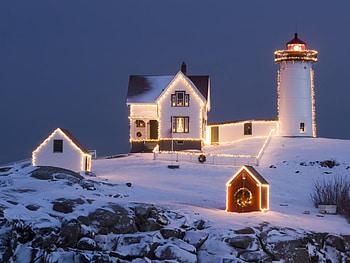 Landscape, Lighthouses HD wallpaper