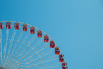 Miscellanea, Miscellaneous, Attraction, Ferris Wheel, Cabin, Cabins HD wallpaper