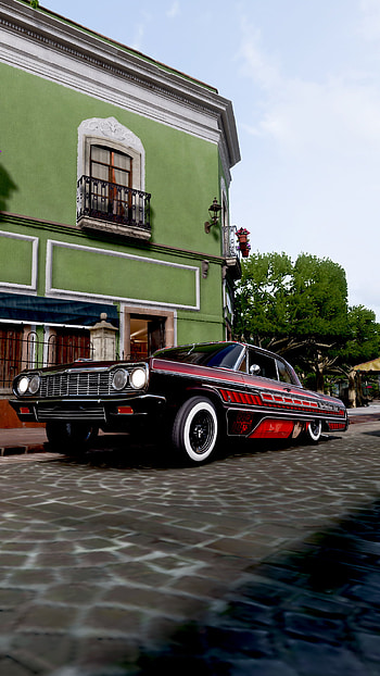 Impala lowrider, red, car HD phone wallpaper