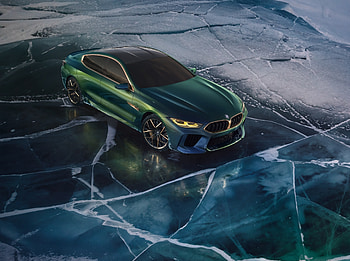 BMW concept M8 Gran Coupe, motor show, 2018 HD wallpaper