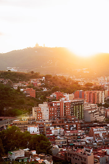 Cities, Dawn, City, Building, View From Above, Sunlight HD phone wallpaper