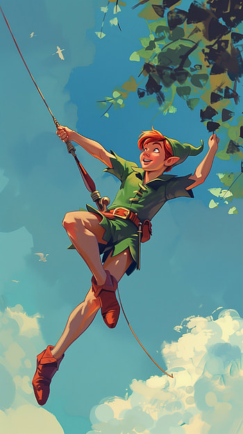 Peter Pan Adventure Mobile HD phone wallpaper