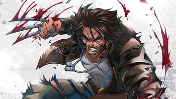 Wolverine Wearing Jacket Claws , wolverine, superheroes, artwork HD wallpaper