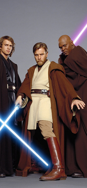 Ewan McGregor, Movies, Star Wars, Samuel L. Jackson HD phone wallpaper