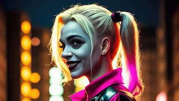 Harley Quinn Smile , harley-quinn, superheroes, artist, artwork, digital-art, artstation HD wallpaper