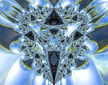 Diamonds are Forever, fractal, diamonds, art, forever HD wallpaper