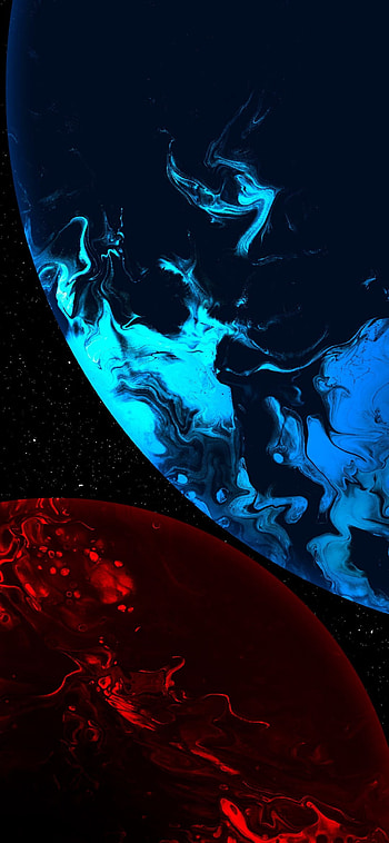 Space, art, world, Fluid, abstract HD phone wallpaper