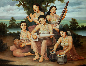 Indian Painting, art, painting HD wallpaper