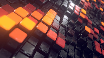 3d Cubes Abstract , abstract, 3d, cubes, behance HD wallpaper