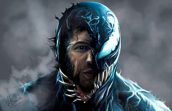 2018 Venom Movie Artwork, venom-movie, venom, superheroes, artwork, digital-art, deviantart HD wallpaper