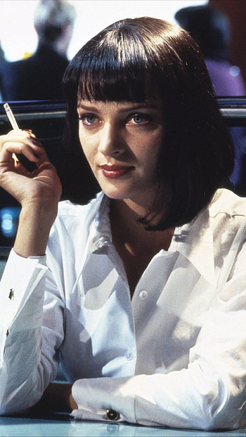 Uma Thurman, Pulp Fiction , Top backgrounds HD phone wallpaper