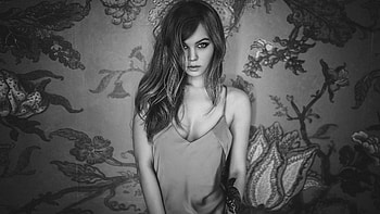 Anastasia Scheglova Model, anastasia-scheglova, model, girls, monochrome, black-and-white HD wallpaper