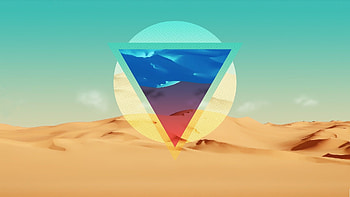 Hipster Abstract Shape Art HD wallpaper