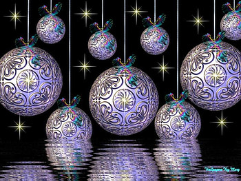 ORNAMENTS, , silver, holidat HD wallpaper