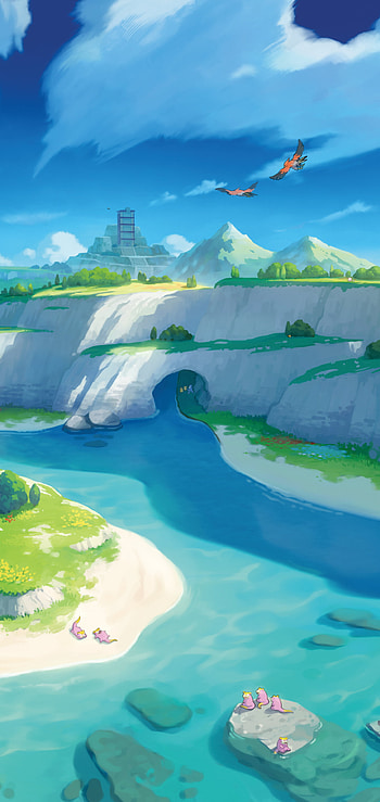 The Isle of Armor, Pokemon, video game, Pokémon: Sword and Shield HD phone wallpaper