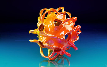 3D, Liquid, Form, Color HD wallpaper