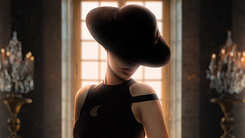 Classic Girl With Hat , girls, hat, graphy HD wallpaper