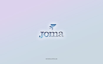 Joma logo, cut out 3d text, white background, Joma 3d logo, Joma emblem, Joma, embossed logo, Joma 3d emblem HD wallpaper
