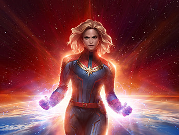 Marvel Future Fight Captain Marvel, marvel-future-fight, games, superheroes, captain-marvel, artstation, artist HD wallpaper