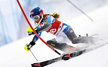 Mikaela Shiffrin , Skiing superstar, Dominance on the slopes, Inspirational athlete HD wallpaper