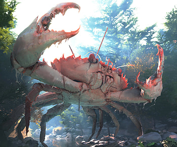 Norlana River Crab, fantasy, creature HD wallpaper