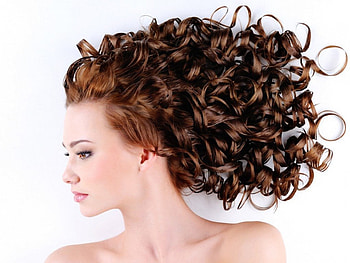 Pretty girl with curly hair, fashion, model, curly hair, girl, pretty face, woman HD wallpaper