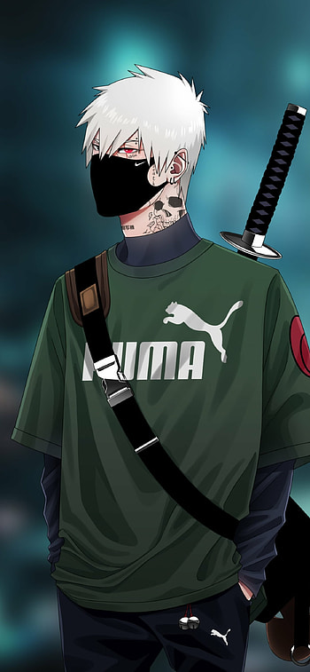 Kakashi x Puma — Naruto Shinobi Streetwear, Kakashi Hatake, Anime, Naruto HD phone wallpaper