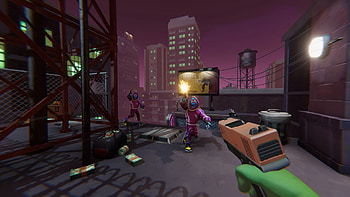 Anger Foot - Rooftop Battle, video game, Anger Foot HD wallpaper