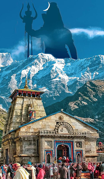 The Best 16 Night Full Screen Full Kedarnath Temple - Corio Waste HD phone wallpaper