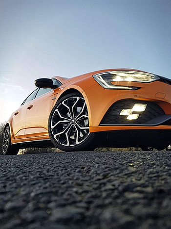 Renault Megane RS, orange, tce, turbo, tonic, sport HD phone wallpaper